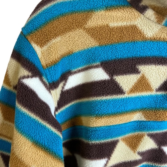 Patagonia Women’s Synchllla Snap-T Fleece Geometric Print Pullover Size M - Picture 4 of 12